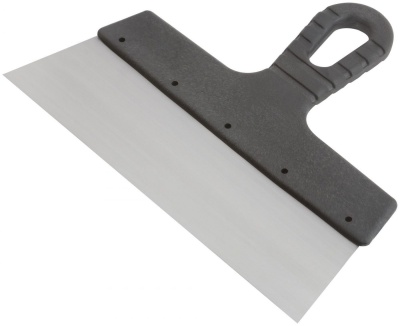 Шпатель стальное лезвие 250мм пластиковая ручка - фото в Миди Лтд Изображение товара Шпатель стальное лезвие 250мм пластиковая ручка в Миди Лтд