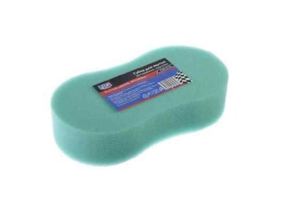 Губка для мытья автомобиля, поролон 21*11*5см Восьмерка (24шт/кор) - фото в Миди Лтд Изображение товара Губка для мытья автомобиля, поролон 21*11*5см Восьмерка (24шт/кор) в Миди Лтд