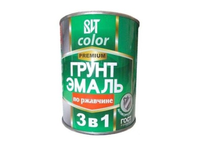 Грунт-эмаль по ржавчине 3в1 ВИТ color зеленый 0,8кг ГОСТ Р 51693-2000 (14шт/уп; 700шт/пал) - фото в Миди Лтд Изображение товара Грунт-эмаль по ржавчине 3в1 ВИТ color зеленый 0,8кг ГОСТ Р 51693-2000 (14шт/уп; 700шт/пал) в Миди Лтд