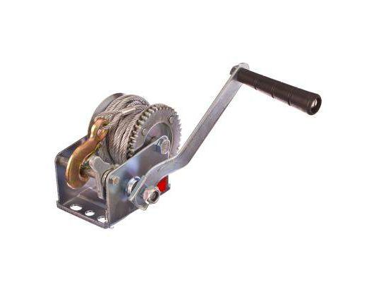 Лебедка ручная шестеренчатая  450кг Ермак металл.трос 10м (6шт/кор) - фото в Миди Лтд Изображение товара Лебедка ручная шестеренчатая  450кг Ермак металл.трос 10м (6шт/кор) в Миди Лтд