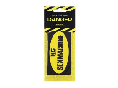 Изображение товара Ароматизатор автомобильный Danger/Sexmachine ваниль (288шт/кор) в Миди Лтд