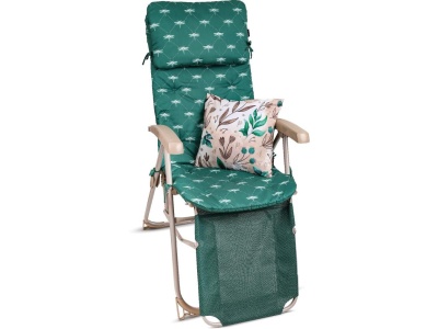 Кресло-шезлонг со съемным матрасом и подушкой Haushalt 820x590x1160 темно-зеленое - фото в Миди Лтд Изображение товара Кресло-шезлонг со съемным матрасом и подушкой Haushalt 820x590x1160 темно-зеленое в Миди Лтд