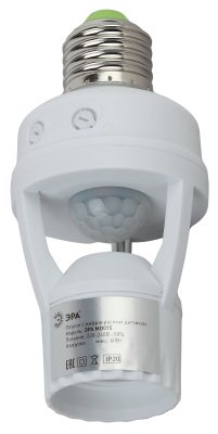Изображение товара Датчик движения-патрон ЭРА MD15 Е27 60Вт 360гр 6м IP20 в Миди Лтд