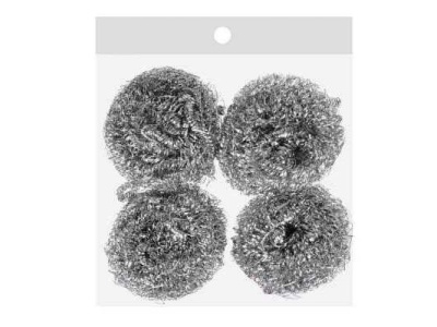 Набор металлических губок VETTA спираль (4шт/уп) - фото в Миди Лтд Изображение товара Набор металлических губок VETTA спираль (4шт/уп) в Миди Лтд