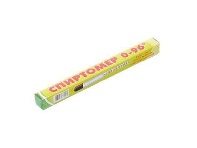 Спиртометр (0-96 гр) 140мм - фото в Миди Лтд Изображение товара Спиртометр (0-96 гр) 140мм в Миди Лтд