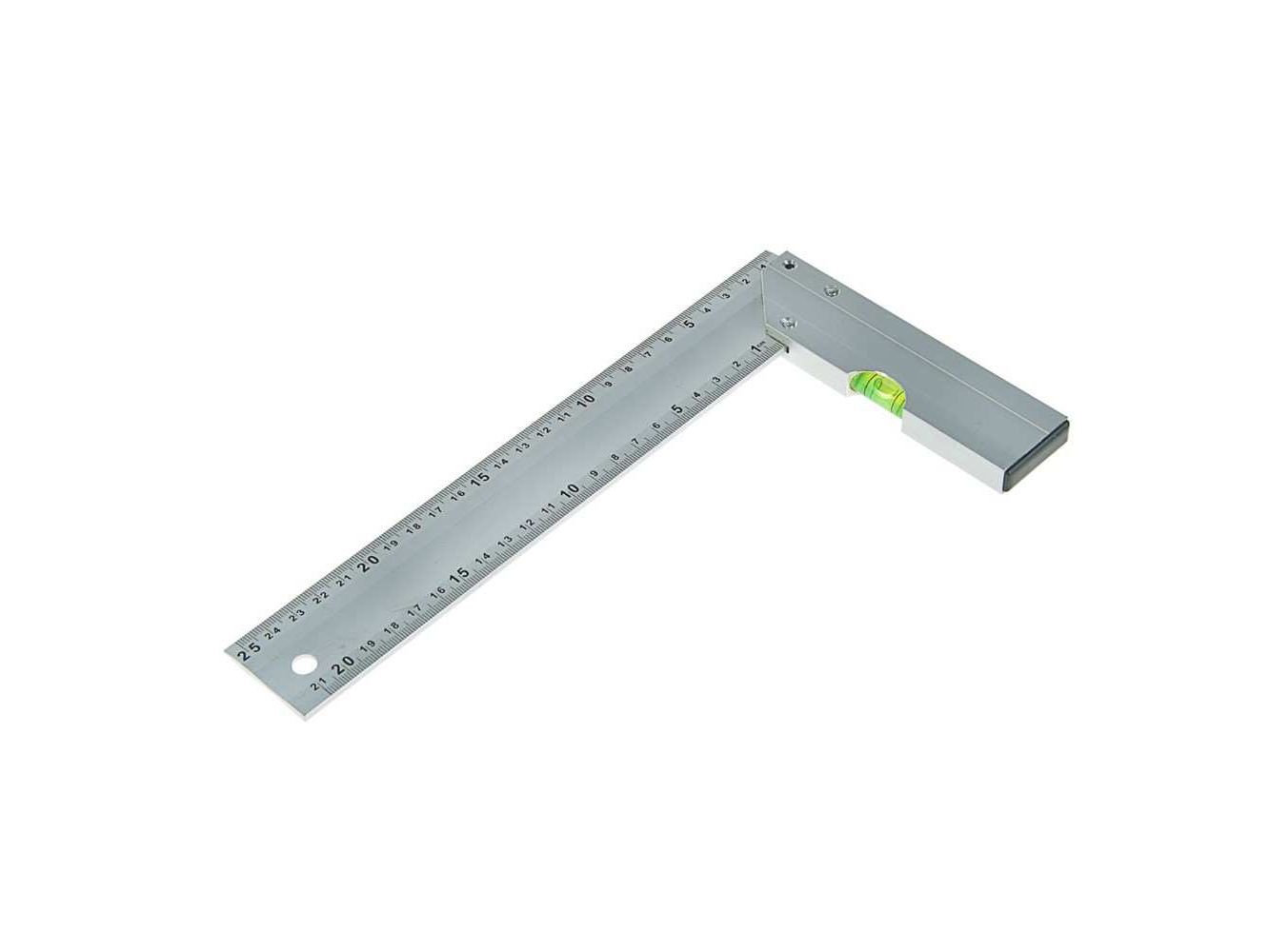 Угольник столярный XPERT алюминиевый литой с уровнем 250мм - фото в Миди Лтд Изображение товара Угольник столярный XPERT алюминиевый литой с уровнем 250мм в Миди Лтд