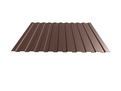 Профнастил C8 0.35x1220x1700 (Ral8017 шоколад) (200шт/пал) - фото в Миди Лтд Изображение товара Профнастил C8 0.35x1220x1700 (Ral8017 шоколад) (200шт/пал) в Миди Лтд