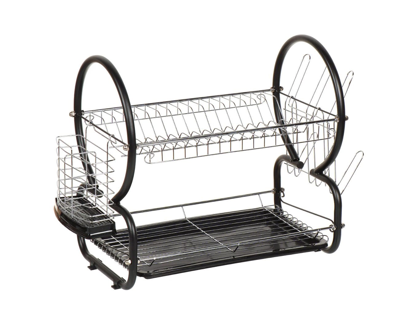 Сушилка для посуды метал 2 яр с поддоном 41*23*37см (10шт/кор) - фото в Миди Лтд Изображение товара Сушилка для посуды метал 2 яр с поддоном 41*23*37см (10шт/кор) в Миди Лтд