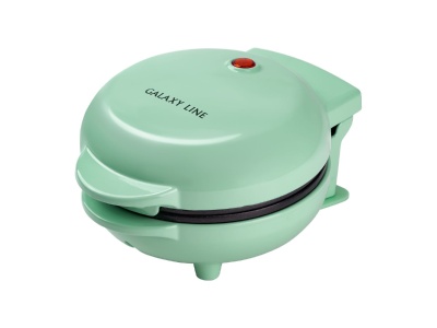 Вафельница электрическая GALAXY LINE GL 2979 800Вт Цвет мятный - фото в Миди Лтд Изображение товара Вафельница электрическая GALAXY LINE GL 2979 800Вт Цвет мятный в Миди Лтд