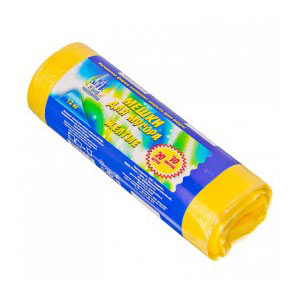 Изображение товара Мешки для мусора  30л, 20шт 7 микрон,желтые в Миди Лтд