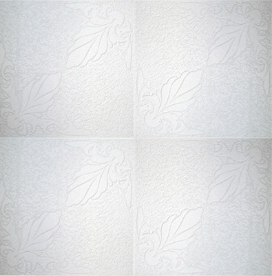 Изображение товара Потолочная плита белая 50*50см Ландыш (уп-2кв.м)(кор-27уп) в Миди Лтд