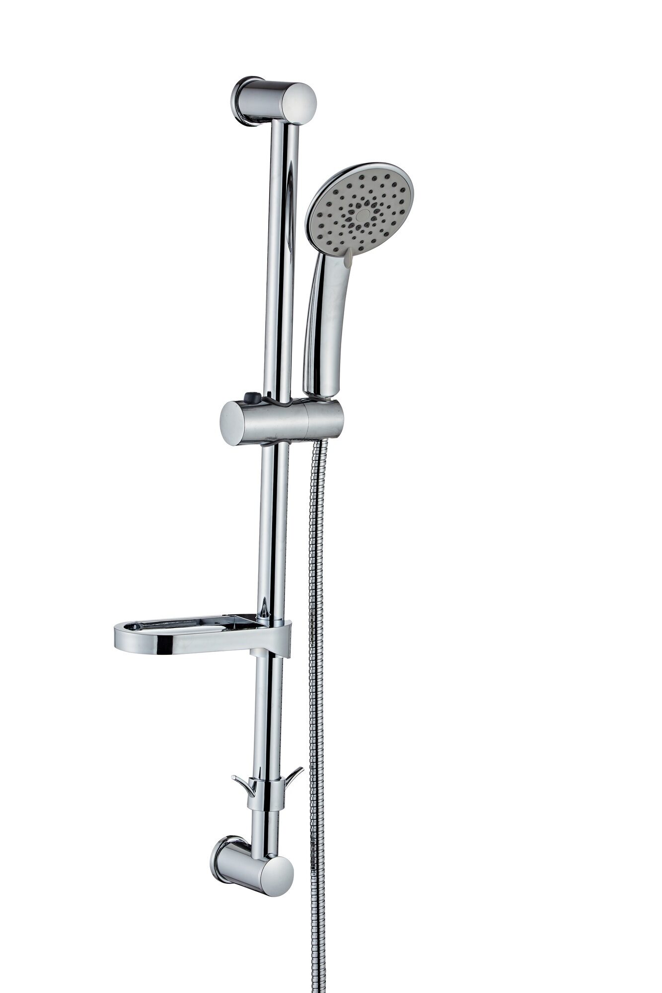 Изображение товара Стойка для душа с лейкой 3 режима шлангом мыльницей, пластик ХХХ в Миди Лтд