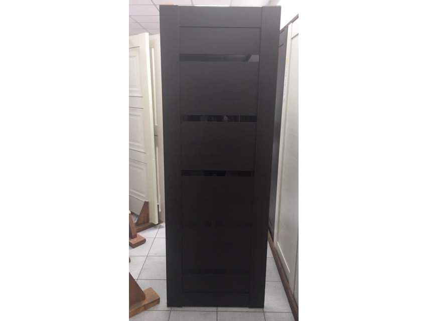 Полотно дверное ПО деколайн модель-22 венге стекло черное 700 - фото в Миди Лтд Изображение товара Полотно дверное ПО деколайн модель-22 венге стекло черное 700 в Миди Лтд