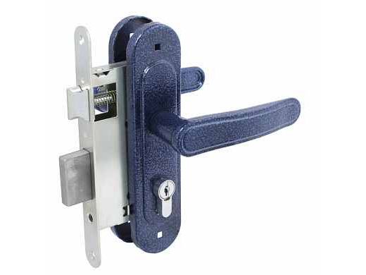 Замок врезной ЗВ4-3.03 синий муар Птимаш (10шт/уп) - фото в Миди Лтд Изображение товара Замок врезной ЗВ4-3.03 синий муар Птимаш (10шт/уп) в Миди Лтд