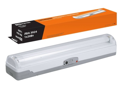 Светильник аварийный непостоянный автономный ЛБА 3924 4ч 1*20Вт TDM - фото в Миди Лтд Изображение товара Светильник аварийный непостоянный автономный ЛБА 3924 4ч 1*20Вт TDM в Миди Лтд