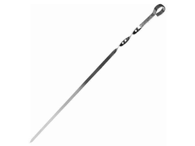 Шампур плоский 550*10*1,5мм нержавейка - фото в Миди Лтд Изображение товара Шампур плоский 550*10*1,5мм нержавейка в Миди Лтд