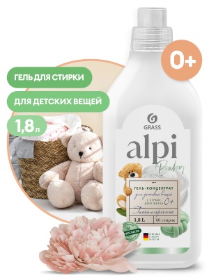 Изображение товара Средство для стирки жидкое концентрированное Alpi Sensetive  gel 1,8л (6шт/уп) в Миди Лтд
