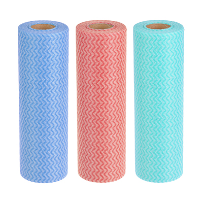 Изображение товара Набор салфеток из вискозы для кухни 23*30см (30шт/уп) VETTA в рулоне 3 цвета в Миди Лтд