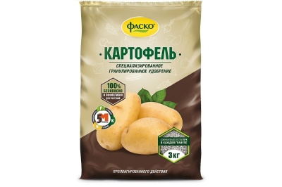 Удобрение минеральное ФАСКО Картофель 3кг (10шт/уп) - фото в Миди Лтд Изображение товара Удобрение минеральное ФАСКО Картофель 3кг (10шт/уп) в Миди Лтд