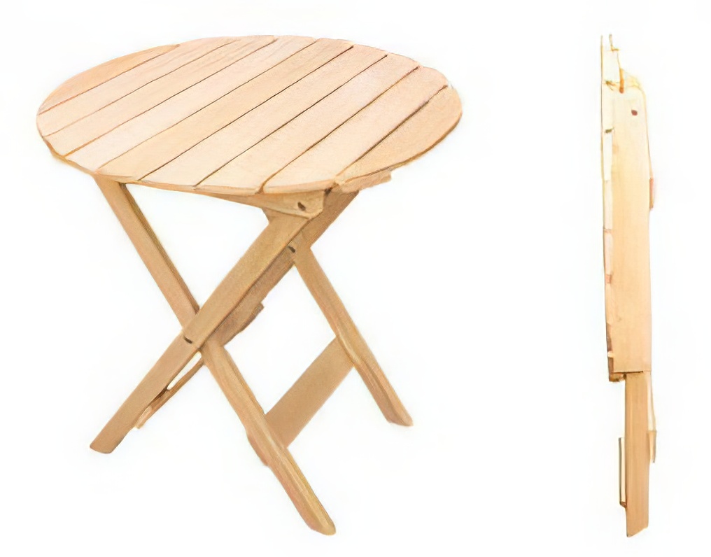 Стол раскладной круглый (700*700*750мм) - фото в Миди Лтд Изображение товара Стол раскладной круглый (700*700*750мм) в Миди Лтд