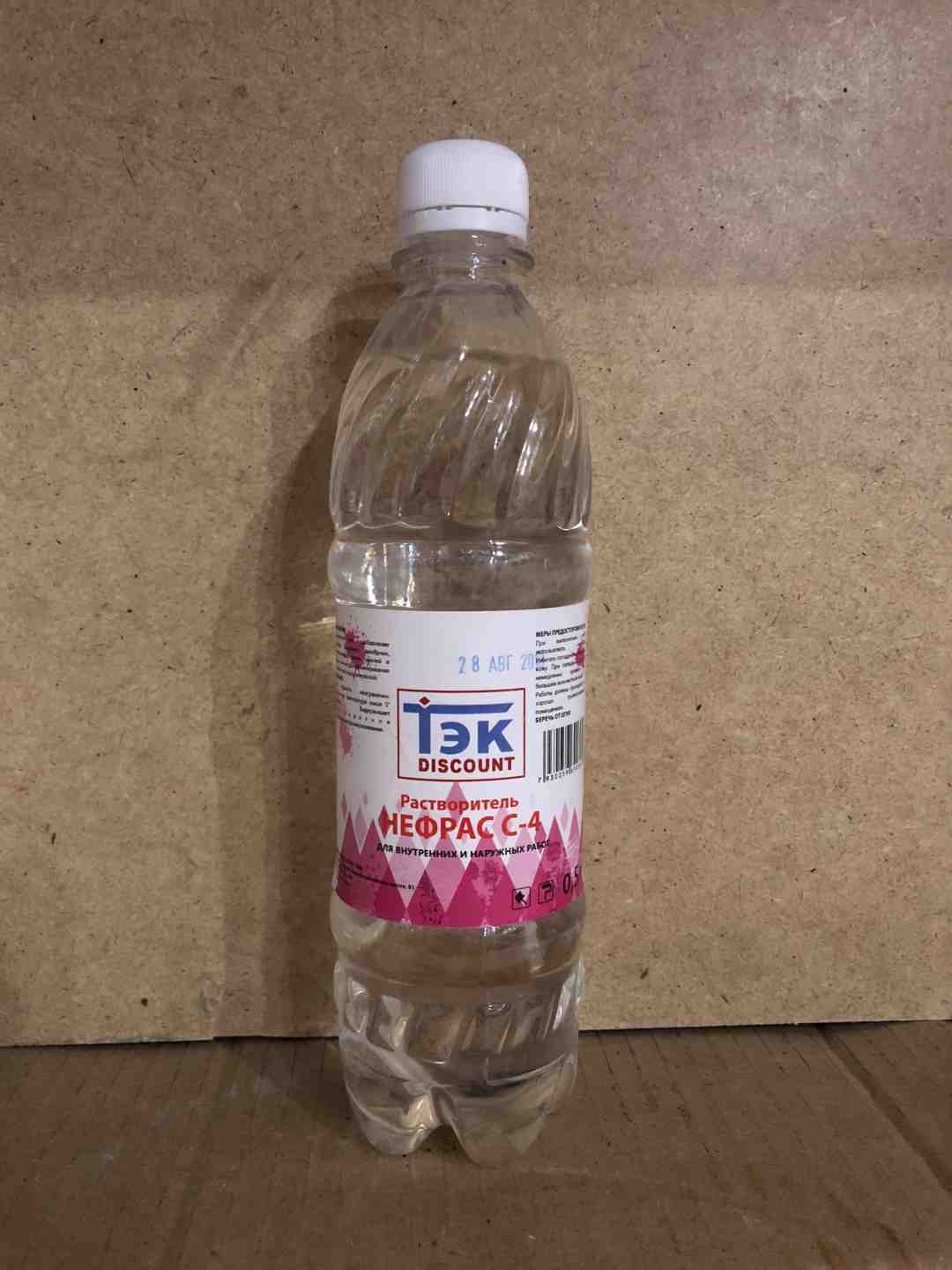 Растворитель Нефрас ТЭК 0,5л (25шт/уп; 1200шт/пал) - фото в Миди Лтд Изображение товара Растворитель Нефрас ТЭК 0,5л (25шт/уп; 1200шт/пал) в Миди Лтд