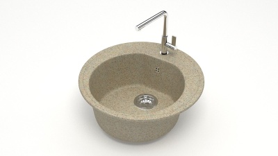 Изображение товара Мойка матовая Карельский Камень Cheraya 3/Q5 (510*510мм) песочная в Миди Лтд