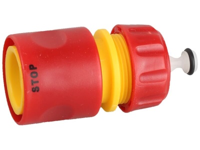 Изображение товара Соединитель GRINDA GC-12A  для шланга быстросъемный с автостопом 1/2" в Миди Лтд