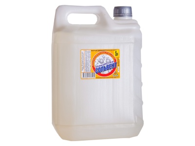 Сольвент 5л ИНТЕРСИНТЕЗ (6шт/уп; 120шт/пал) - фото в Миди Лтд Изображение товара Сольвент 5л ИНТЕРСИНТЕЗ (6шт/уп; 120шт/пал) в Миди Лтд