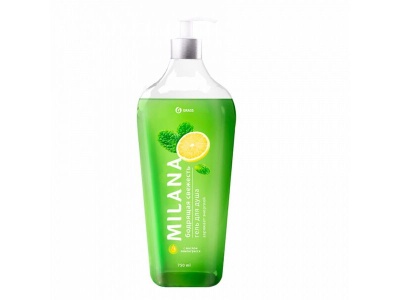 Изображение товара Гель для душа Milana Бодрящая свежесть с маслом лемонграса 750мл (8шт/уп) в Миди Лтд