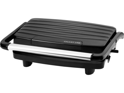 Гриль электрический GALAXY LINE GL 2973 850Вт антипригарное покрытие - фото в Миди Лтд Изображение товара Гриль электрический GALAXY LINE GL 2973 850Вт антипригарное покрытие в Миди Лтд