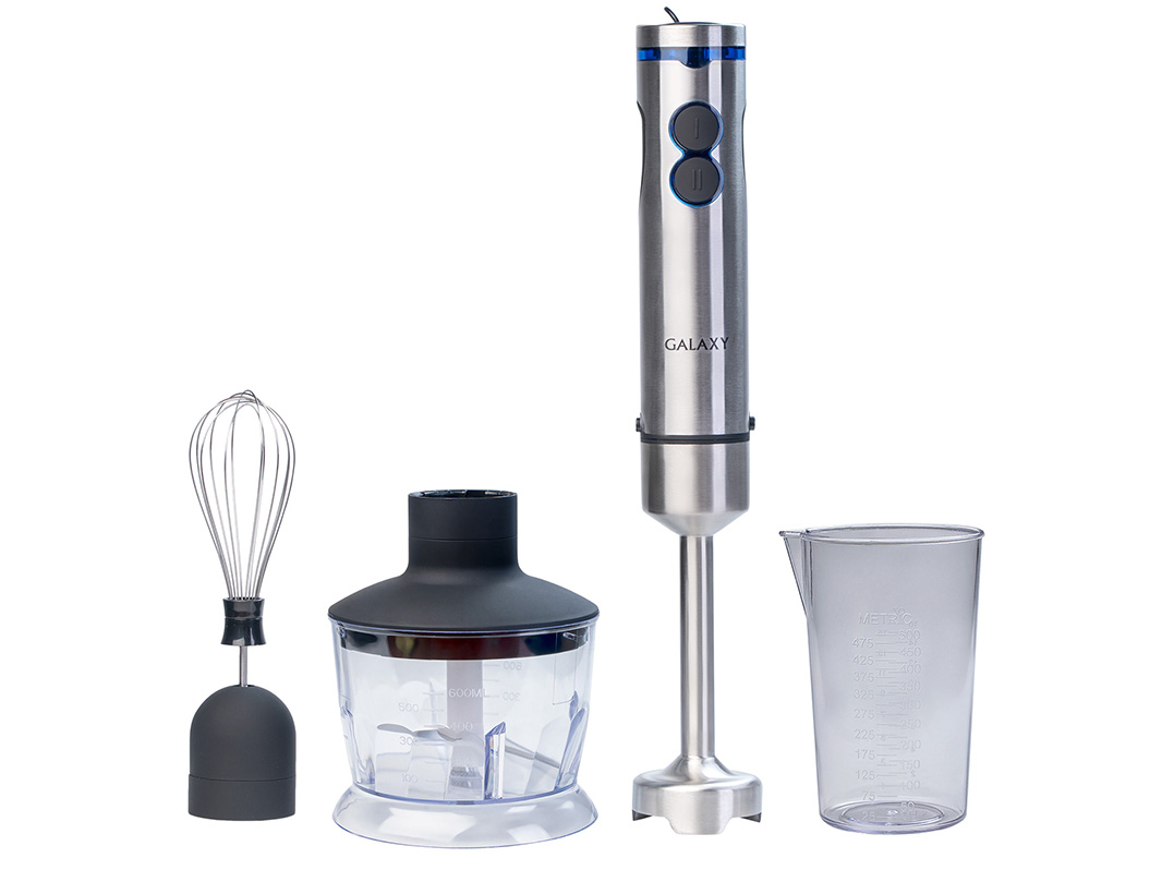 Изображение товара Блендерный набор GALAXY GL 2128 800Вт мерный стакан 0,5л чаша 600мл в Миди Лтд