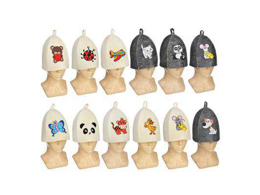 Шапка банная Детская "Классическая" Серая               ХХ - фото в Миди Лтд Изображение товара Шапка банная Детская "Классическая" Серая               ХХ в Миди Лтд