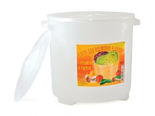 Бачок для солений с крышкой гнётом 13л (3шт/кор) - фото в Миди Лтд Изображение товара Бачок для солений с крышкой гнётом 13л (3шт/кор) в Миди Лтд