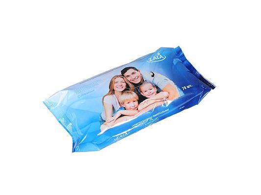 Изображение товара Салфетки влажные ZALA (70шт             ХХ в Миди Лтд