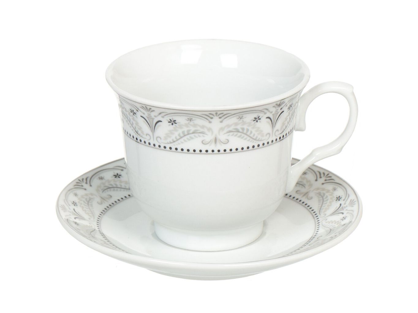 Изображение товара Чайный набор керамика 12 предметов 6 перс 230мл Daniks Цветочная симфония (8шт/уп) в Миди Лтд