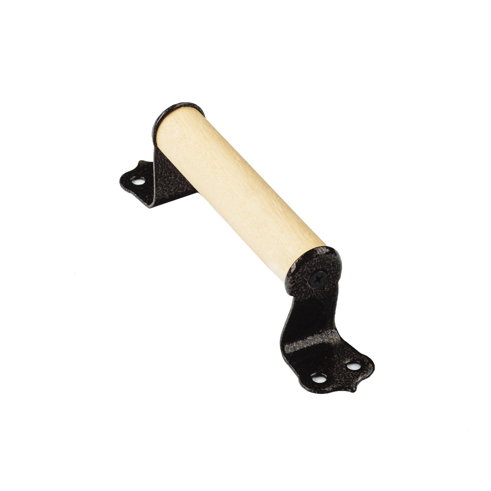 Ручка скоба круглая РСД-120 светлое дерево (10шт/уп) - фото в Миди Лтд Изображение товара Ручка скоба круглая РСД-120 светлое дерево (10шт/уп) в Миди Лтд