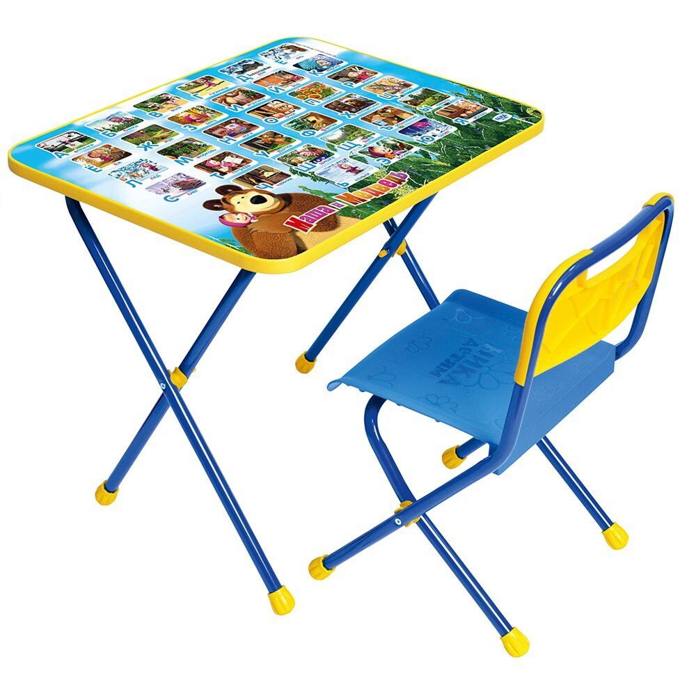 Изображение товара Детский комплект NIKA Маша и Медведь с азбукой 1 в Миди Лтд