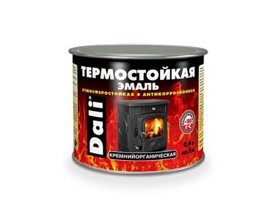 Изображение товара Эмаль термостойкая DALI серебро 0,4л (6шт/уп; 1152шт/пал) в Миди Лтд