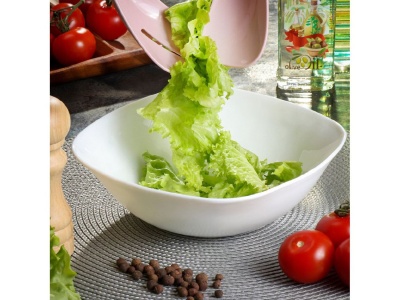 Салатник стеклокерамика квадратный 23см 1,2л Daniks Белый квадро (3шт/уп) - фото в Миди Лтд Изображение товара Салатник стеклокерамика квадратный 23см 1,2л Daniks Белый квадро (3шт/уп) в Миди Лтд