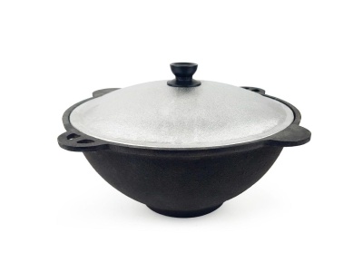 Казан чугун 6л 31,5см плоское дно толщина стенки 4,5мм толщина дна 5мм - фото в Миди Лтд Изображение товара Казан чугун 6л 31,5см плоское дно толщина стенки 4,5мм толщина дна 5мм в Миди Лтд