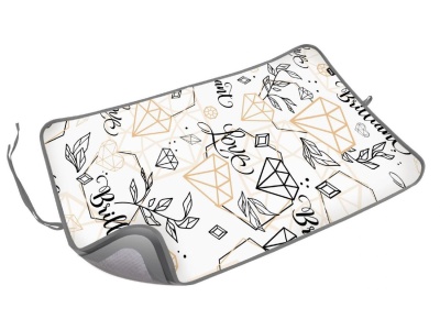 Коврик для глажки белья NIKA 110х75 бриллианты - фото в Миди Лтд Изображение товара Коврик для глажки белья NIKA 110х75 бриллианты в Миди Лтд