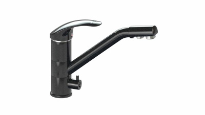 Смеситель д/гранитной мойки KM010/Q4 (черный) ПОД ФИЛЬТР - фото в Миди Лтд Изображение товара Смеситель д/гранитной мойки KM010/Q4 (черный) ПОД ФИЛЬТР в Миди Лтд