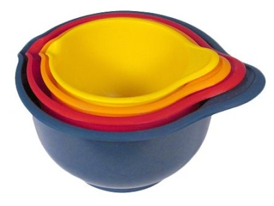 Изображение товара Миска для миксера МАДЕНА набор 4шт 1,4л,1,9л,2,6л,3,6л  (8шт/уп) в Миди Лтд