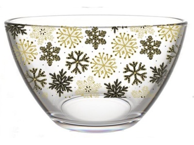 Изображение товара Салатник малый Снежинки 250мл (36шт/уп) в Миди Лтд