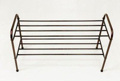 Изображение товара Подставка для обуви 2 полки 80см медный антик в Миди Лтд