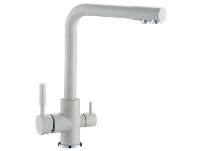 Смеситель для кухни ПОД ФИЛЬТР SAF18-A092KW ZEGOR белый - фото в Миди Лтд Изображение товара Смеситель для кухни ПОД ФИЛЬТР SAF18-A092KW ZEGOR белый в Миди Лтд