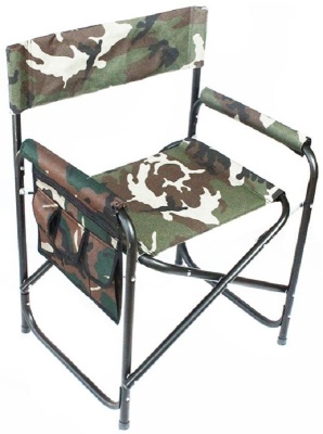 Кресло складное СЛЕДОПЫТ 585х450х825мм с карманом на подлокотнике, сталь - фото в Миди Лтд Изображение товара Кресло складное СЛЕДОПЫТ 585х450х825мм с карманом на подлокотнике, сталь в Миди Лтд