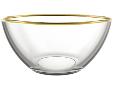 Изображение товара Салатник средний Золотая кайма 700мл (12шт/уп) Х в Миди Лтд