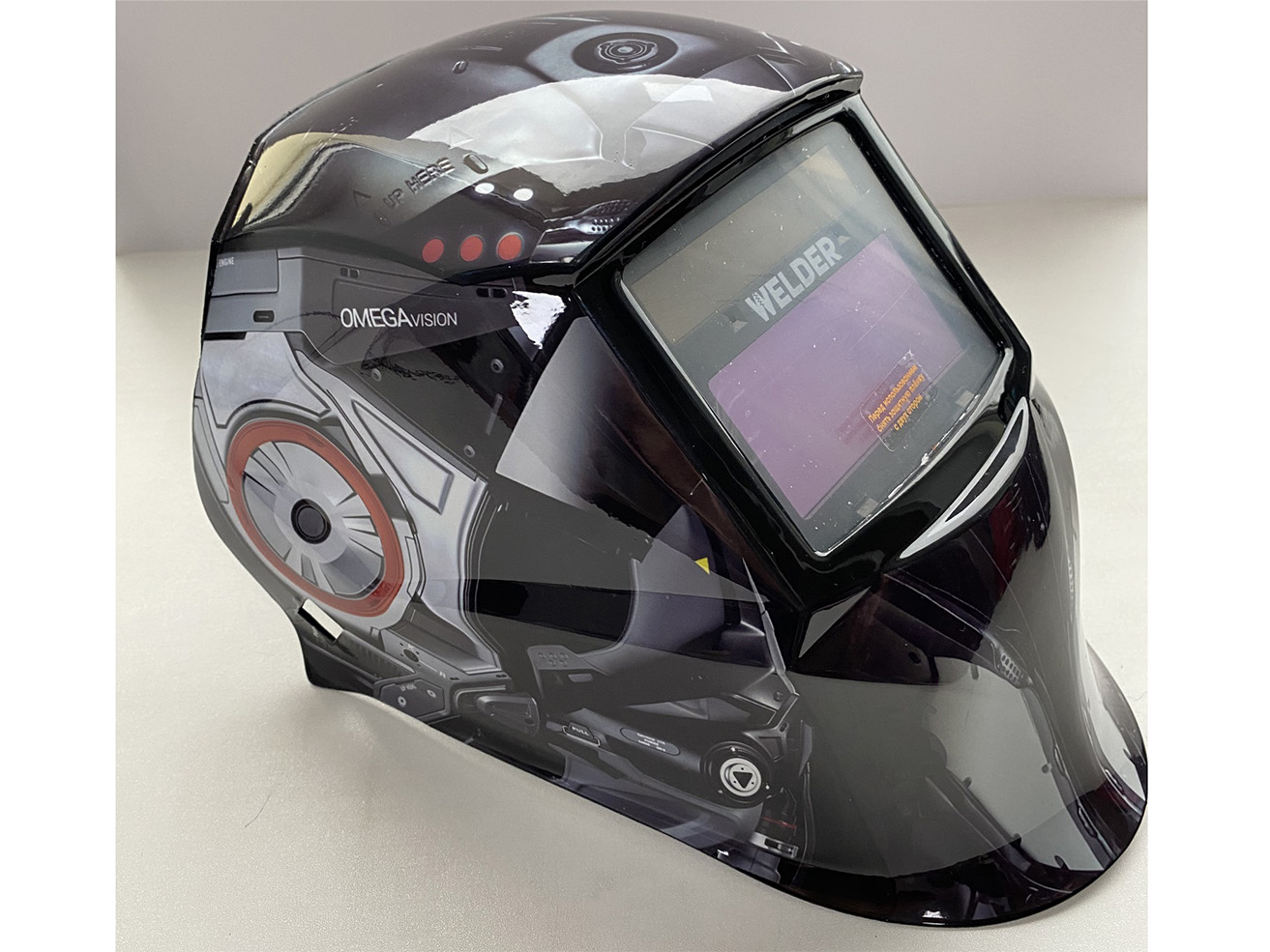 Щиток сварщика Хамелеон Альтрон WELDER PRO Ф1 СБ 90*35мм DIN 3/11 - фото в Миди Лтд Изображение товара Щиток сварщика Хамелеон Альтрон WELDER PRO Ф1 СБ 90*35мм DIN 3/11 в Миди Лтд