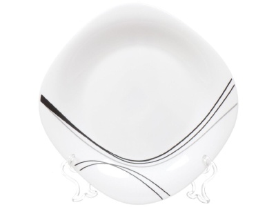 Тарелка десертная стеклокерамика квадратная 19,5см Daniks Токио (6шт/уп) - фото в Миди Лтд Изображение товара Тарелка десертная стеклокерамика квадратная 19,5см Daniks Токио (6шт/уп) в Миди Лтд